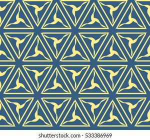 Vector seamless pattern. Modern stylish texture. Repeating abstract background with chaotic strokes. Trendy hipster print.
