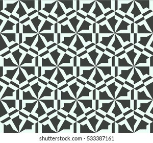 Vector seamless pattern. Modern stylish texture. Repeating abstract background with chaotic strokes. Trendy hipster print.