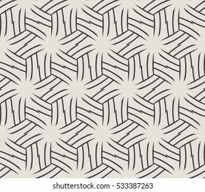 Vector seamless pattern. Modern stylish texture. Repeating abstract background with chaotic strokes. Trendy hipster print.