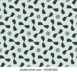Vector seamless pattern. Modern stylish texture. Repeating abstract background with chaotic strokes. Trendy hipster print.