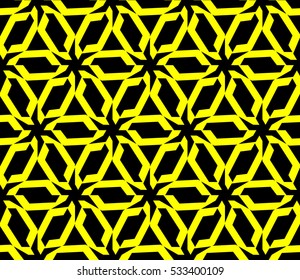 Vector seamless pattern. Modern stylish texture. Repeating abstract background with chaotic strokes. Trendy hipster print.