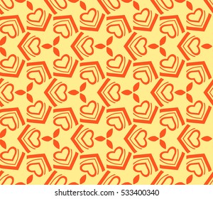 Vector seamless pattern. Modern stylish texture. Repeating abstract background with chaotic strokes. Trendy hipster print.