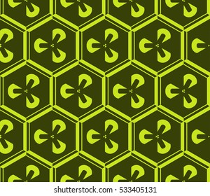 Vector seamless pattern. Modern stylish texture. Repeating abstract background with chaotic strokes. Trendy hipster print.