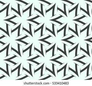 Vector seamless pattern. Modern stylish texture. Repeating abstract background with chaotic strokes. Trendy hipster print.