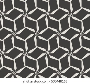 Vector seamless pattern. Modern stylish texture. Repeating abstract background with chaotic strokes. Trendy hipster print.