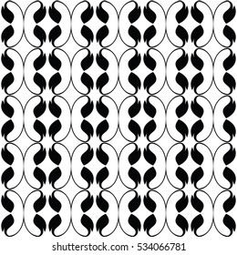 Vector seamless pattern. Modern stylish texture with monochrome trellis. Repeating geometric triangular grid. Simple graphic design. Trendy hipster sacred geometry.background vector.