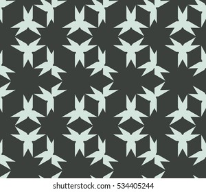Vector seamless pattern. Modern stylish texture. Repeating abstract background with chaotic strokes. Trendy hipster print.