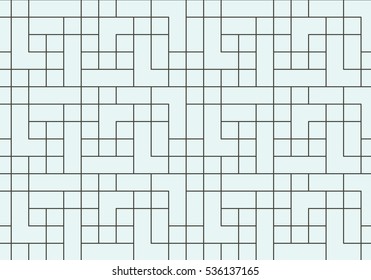 Vector seamless pattern. Modern stylish texture with monochrome trellis. Repeating geometric grid. Simple trendy hipster sacred geometry. Seamless linear pattern, thin lines. Abstract Arabic ornament