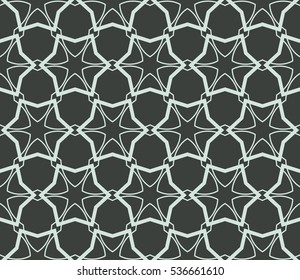 Vector seamless pattern. Modern stylish texture. Repeating abstract background with chaotic strokes. Trendy hipster print.