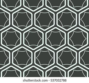 Vector seamless pattern. Modern stylish texture. Repeating abstract background with chaotic strokes. Trendy hipster print.
