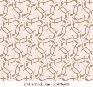 Vector seamless pattern. Modern stylish texture. Repeating abstract background with chaotic strokes. Trendy hipster print.