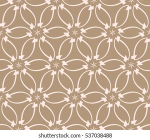 Vector seamless pattern. Modern stylish texture. Repeating abstract background with chaotic strokes. Trendy hipster print.