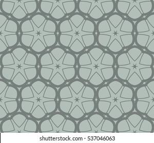 Vector seamless pattern. Modern stylish texture. Repeating abstract background with chaotic strokes. Trendy hipster print.