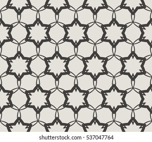 Vector seamless pattern. Modern stylish texture. Repeating abstract background with chaotic strokes. Trendy hipster print.