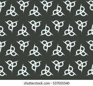 Vector seamless pattern. Modern stylish texture. Repeating abstract background with chaotic strokes. Trendy hipster print.