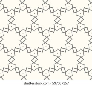 Vector seamless pattern. Modern stylish texture. Repeating abstract background with chaotic strokes. Trendy hipster print.