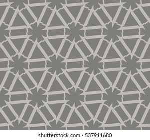 Vector seamless pattern. Modern stylish texture. Repeating abstract background with chaotic strokes. Trendy hipster print.