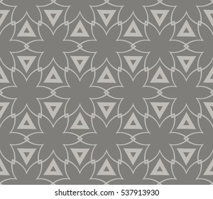 Vector seamless pattern. Modern stylish texture. Repeating abstract background with chaotic strokes. Trendy hipster print.