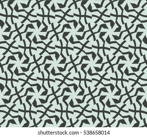 Vector seamless pattern. Modern stylish texture. Repeating abstract background with chaotic strokes. Trendy hipster print.