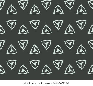 Vector seamless pattern. Modern stylish texture. Repeating abstract background with chaotic strokes. Trendy hipster print.