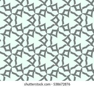 Vector seamless pattern. Modern stylish texture. Repeating abstract background with chaotic strokes. Trendy hipster print.