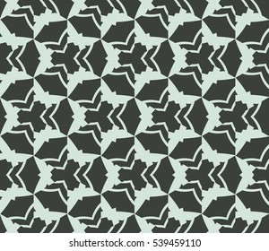 Vector seamless pattern. Modern stylish texture. Repeating abstract background with chaotic strokes. Trendy hipster print.