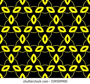 Vector seamless pattern. Modern stylish texture. Repeating abstract background with chaotic strokes. Trendy hipster print.