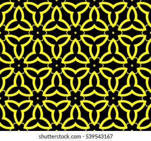 Vector seamless pattern. Modern stylish texture. Repeating abstract background with chaotic strokes. Trendy hipster print.