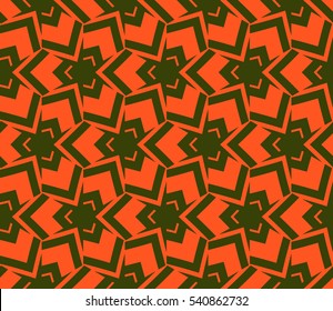 Vector seamless pattern. Modern stylish texture. Repeating abstract background with chaotic strokes. Trendy hipster print.