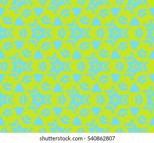 Vector seamless pattern. Modern stylish texture. Repeating abstract background with chaotic strokes. Trendy hipster print.