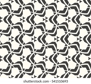 Vector seamless pattern. Modern stylish texture. Repeating abstract background with chaotic strokes. Trendy hipster print.