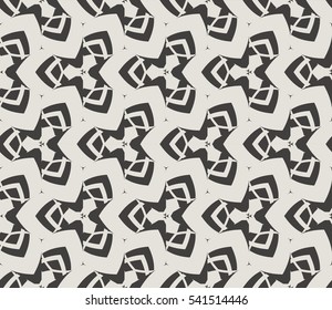 Vector seamless pattern. Modern stylish texture. Repeating abstract background with chaotic strokes. Trendy hipster print.