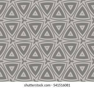 Vector seamless pattern. Modern stylish texture. Repeating abstract background with chaotic strokes. Trendy hipster print.