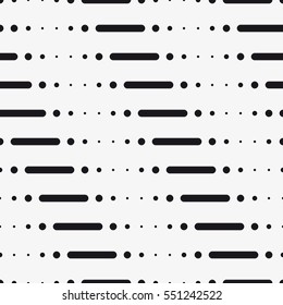 Vector seamless pattern. Modern stylish texture. Trendy hipster background. Small circles form minimalistic ornament.