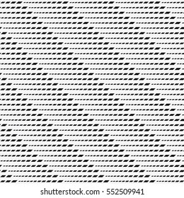 Vector seamless pattern. Modern stylish texture. Halftone linear grid with different thickness.
