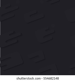 Vector seamless pattern. Modern stylish texture with shadows. Repeating geometric grid. Simple graphic design. Trendy hipster sacred geometry.