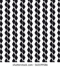 Vector seamless pattern. Modern stylish texture. Repeating geometric tiles with rhombuses.