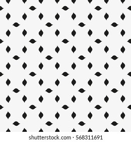 Vector seamless pattern. Modern stylish texture. Repeating geometric tiles with abstract mesh of leaves.