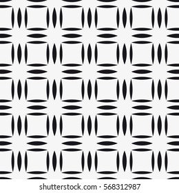 Vector seamless pattern. Modern stylish texture. Repeating geometric tiles with abstract grid of ovals.