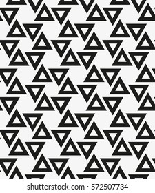 Vector seamless pattern. Modern stylish texture. Repeating abstract background with triangles. Geometric pattern.