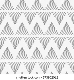 Vector seamless pattern. Modern stylish texture. Repeating abstract background with triangles. Geometric pattern.