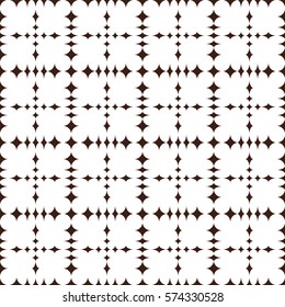 Vector seamless pattern. Modern stylish texture. Repeating geometric tracery. Contemporary graphic design. Brown color Background.