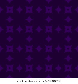 Vector seamless pattern. Modern stylish texture. Repeating geometric tracery. Contemporary graphic design. Indigo color Background.