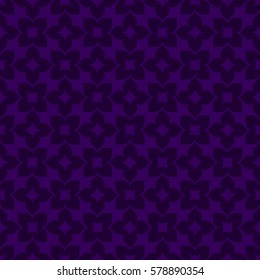 Vector seamless pattern. Modern stylish texture. Repeating geometric tracery. Contemporary graphic design. Indigo color Background.