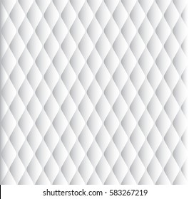 Vector seamless pattern. Modern stylish texture. Repeating geometric background with trapezoid. Trendy hipster sacred geometry.White texture seamless Geometrical pattern design