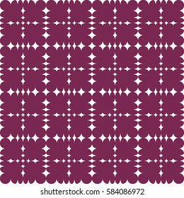 Vector seamless pattern. Modern stylish texture. Repeating geometric tracery. Contemporary graphic design. Magenta Background.