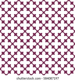Vector seamless pattern. Modern stylish texture. Repeating geometric tracery. Contemporary graphic design. Magenta Background.