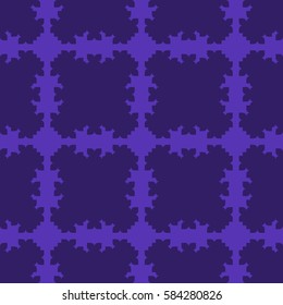 Vector seamless pattern. Modern stylish texture. Repeating geometric tracery. Contemporary graphic design. Indigo color Background.