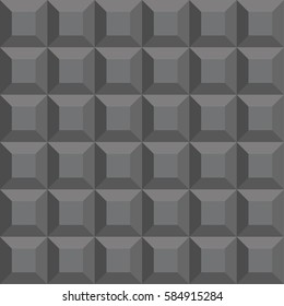 Vector seamless pattern. Modern stylish texture. Repeating geometric background with rectangle. Trendy hipster sacred geometry.Gery texture seamless Geometrical pattern design