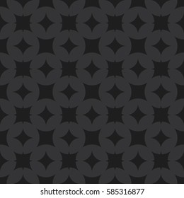 Vector seamless pattern. Modern stylish texture. Repeating geometric tracery. Contemporary graphic design. Gray color Background.